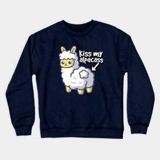 Kiss my alpacass Crewneck Sweatshirt